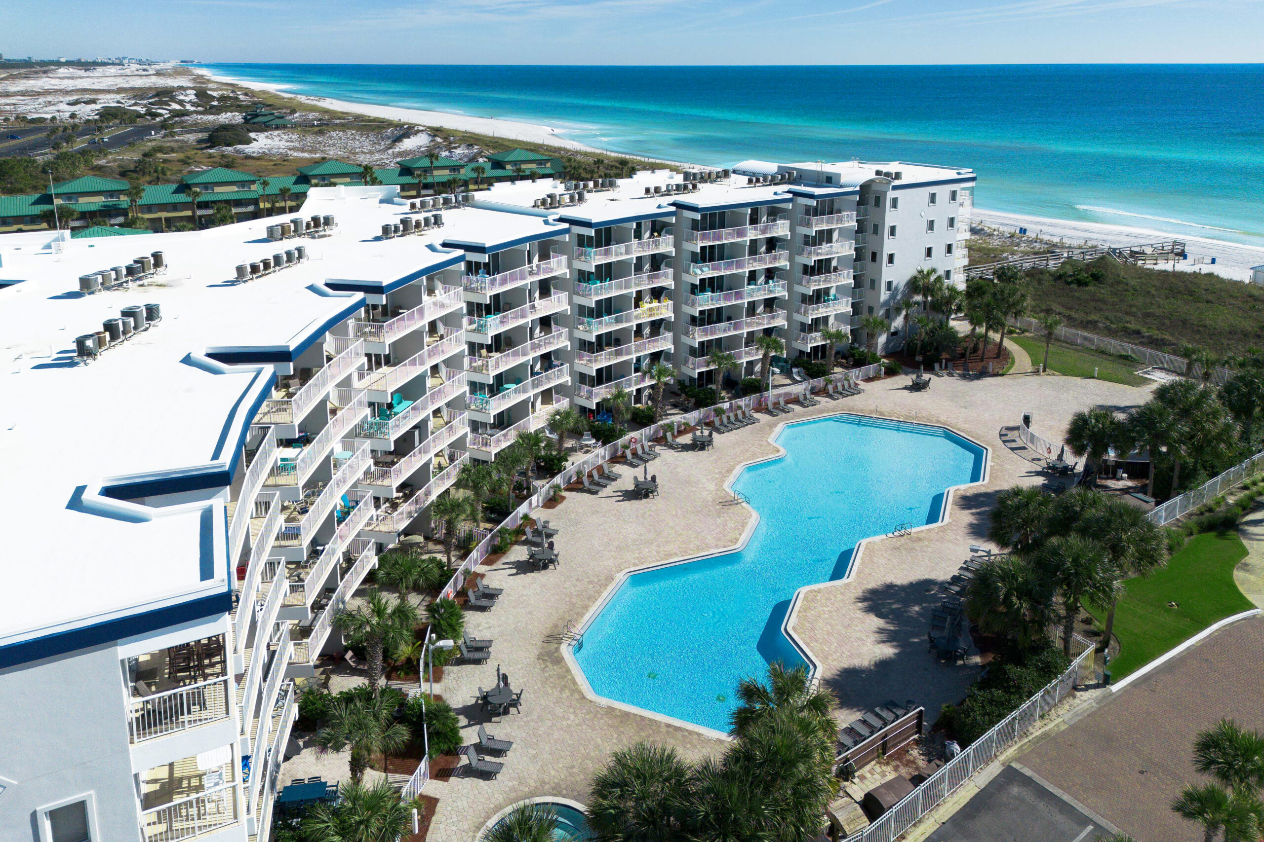 Destin West Resort Gulfside Okaloosa Island Fort Walton Beach Vacation Condo Rentals by Sunset Resort Rentals